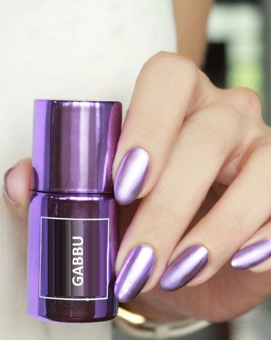 gabbu Nail Polish Metallic Finish-Nail Paint Quick Drying Long-Lasting,, Purple-picture-43