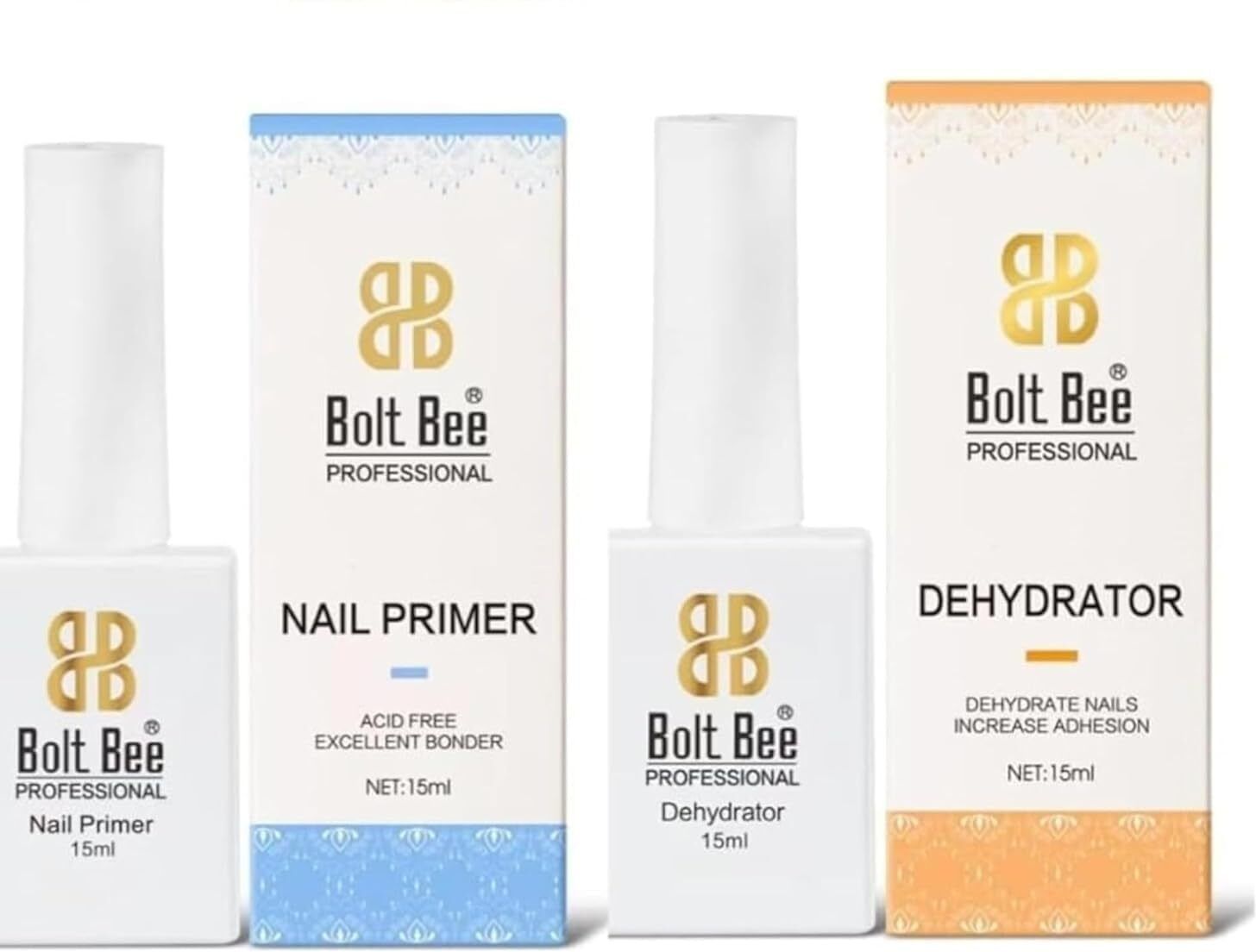 Nail Primer and Dehydrator, 15ml, UV LED Gel Polish Set, Nail Art-image-11
