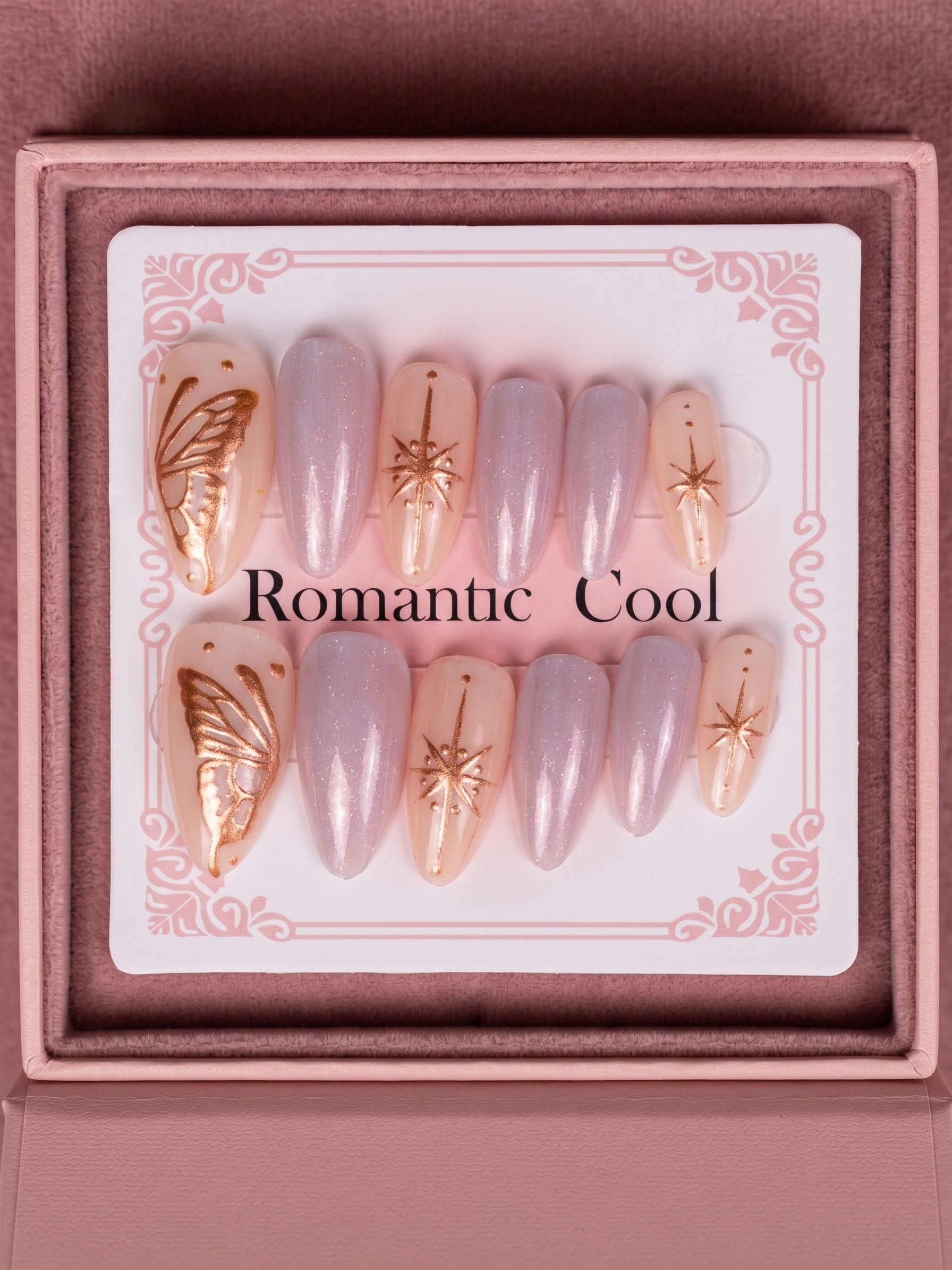 Artificial Nails Extension Set | Reusable Nails | 12 Pieces-image-48