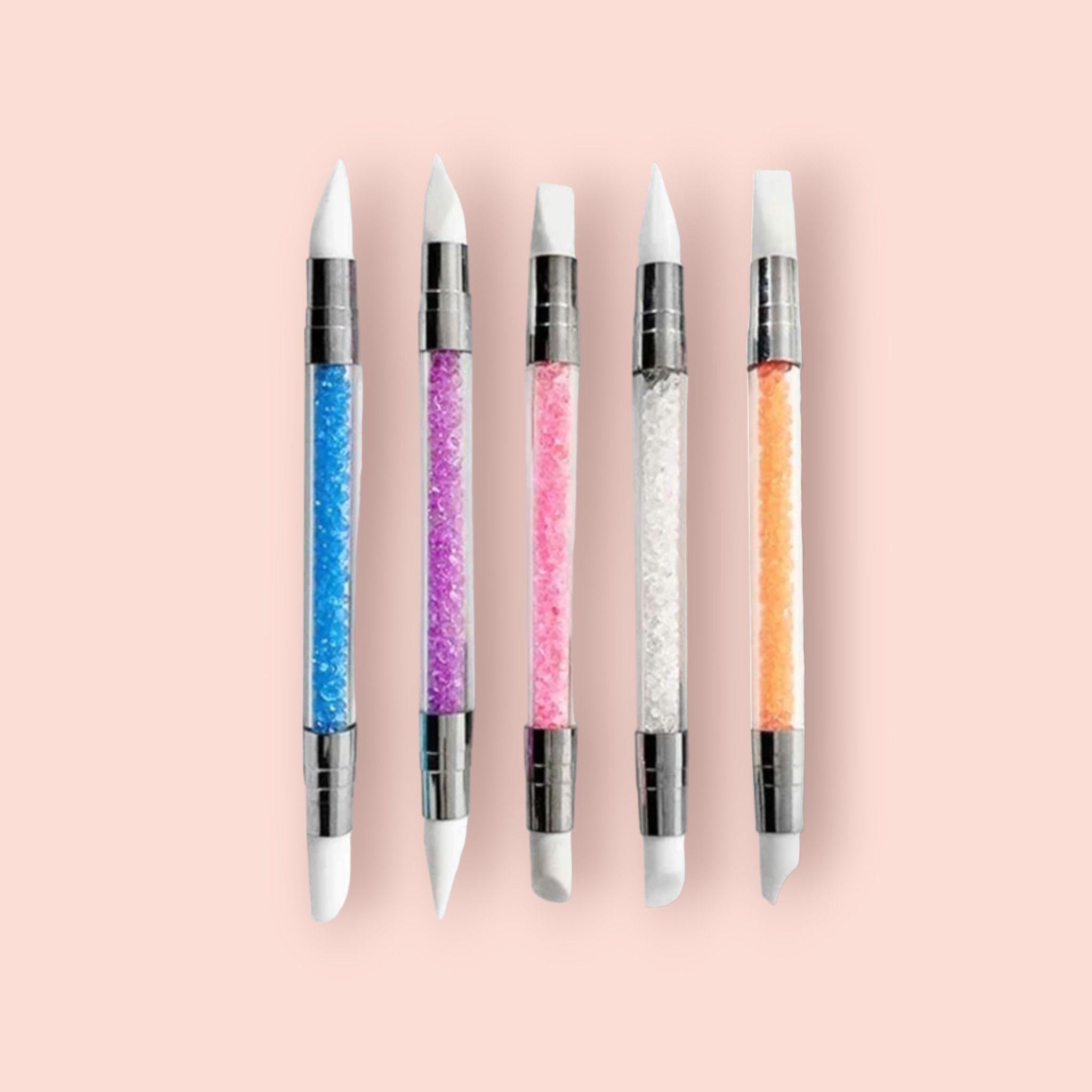 ranore 5 pcs Silicone Nail Art Pens Nail Carving Pen Nail Art Carving Drawing Brushes-picture-16