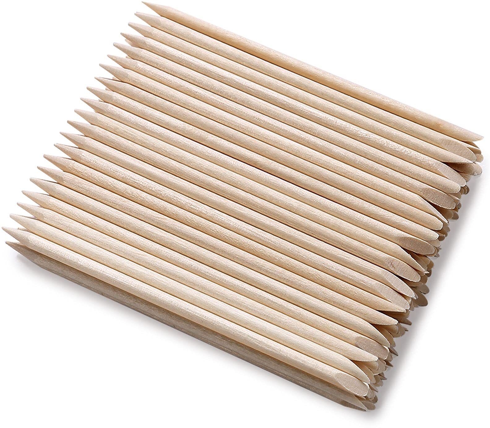kira 50Pcs Wooden Nail Sticks for Cuticle Pusher Remover Manicure Padicure Tool-picture-46