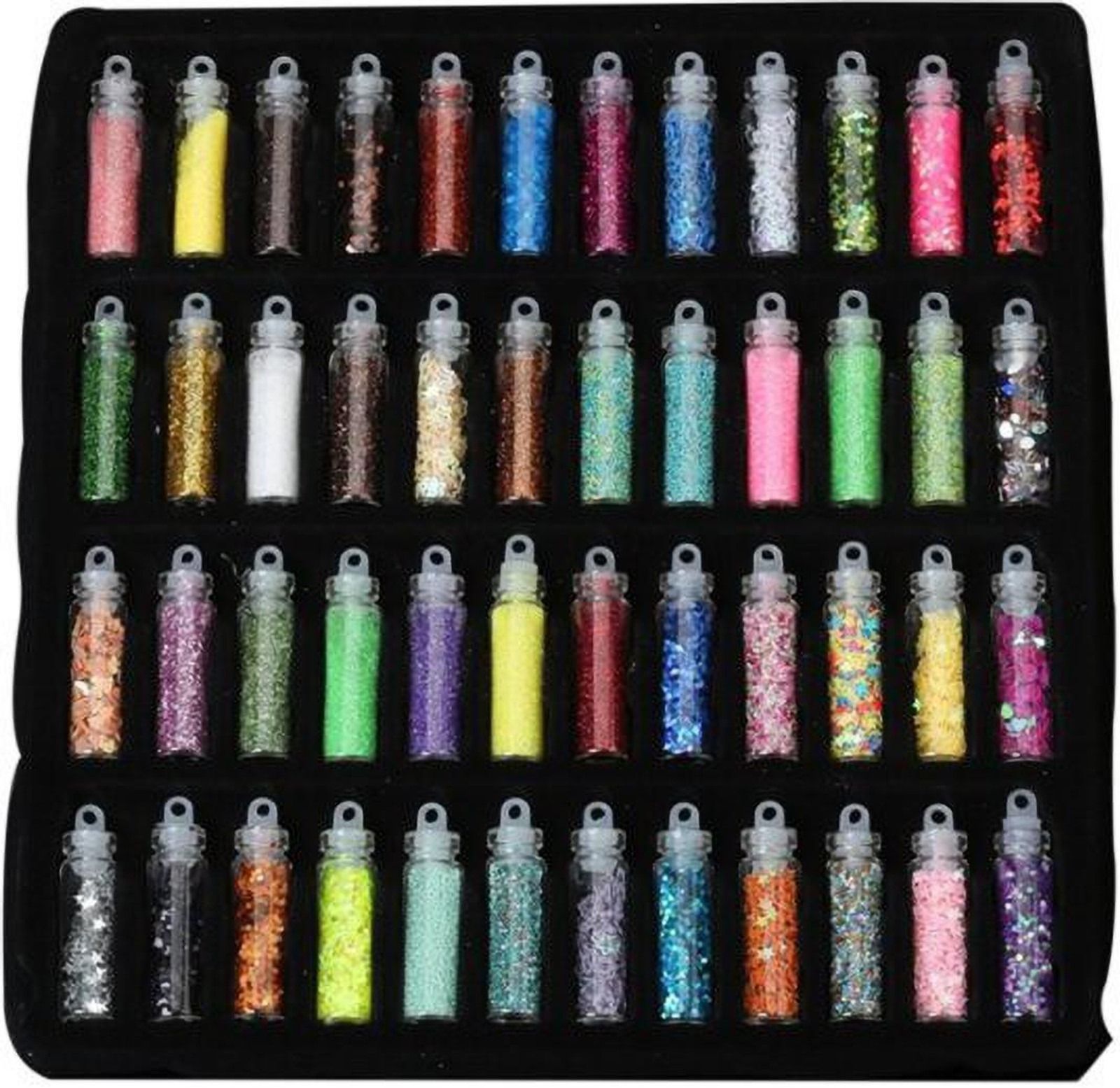 48 Bottles/Box DIY Nail Resin Glitter Sequins Crystal-image-32