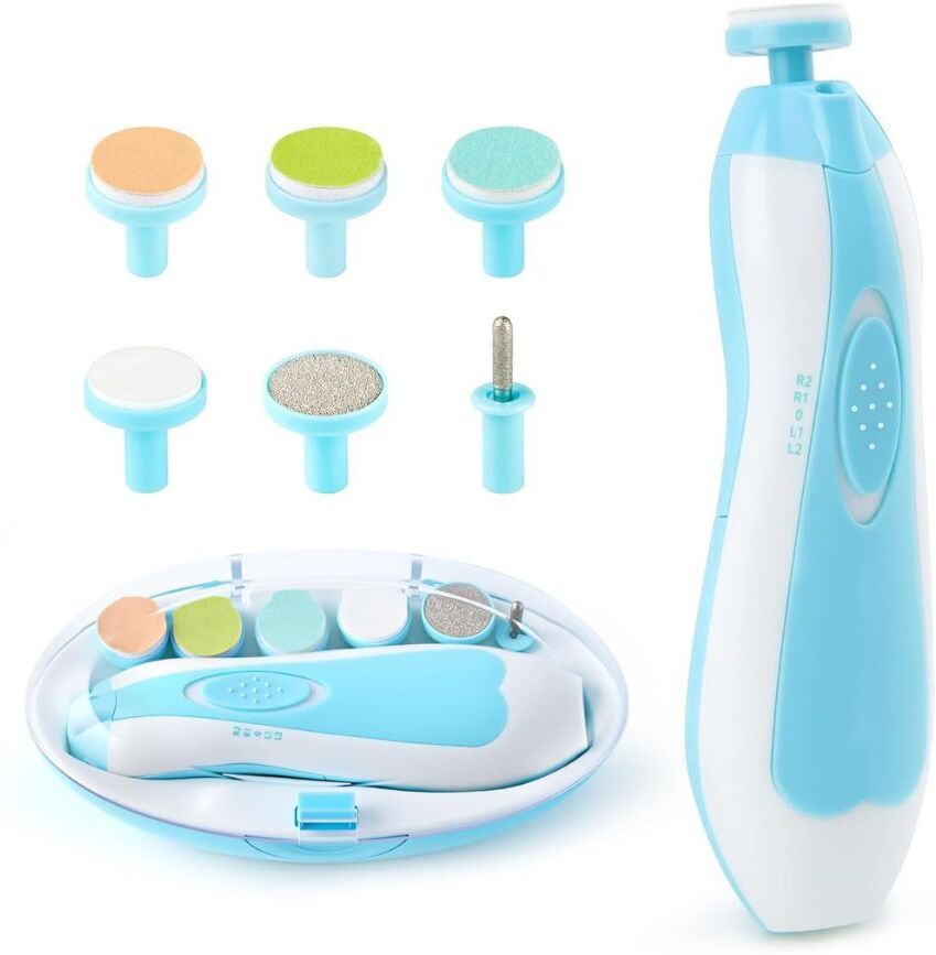 comfortinglives Baby Electric Safe Nail Clipper Trimmer Set with Protective Storage Case-picture-6