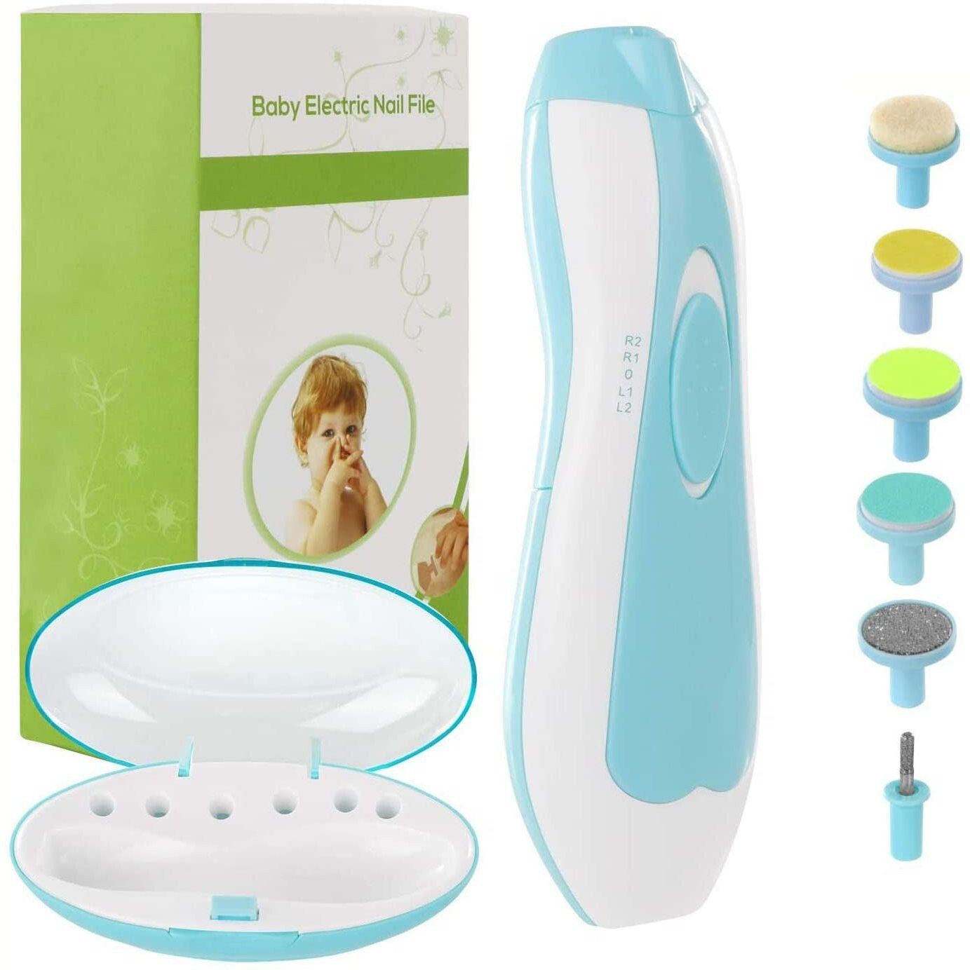 pratyang Baby Nail Trimmer File Electric Safe Nail Clippers with Light(Multicolor)-picture-10