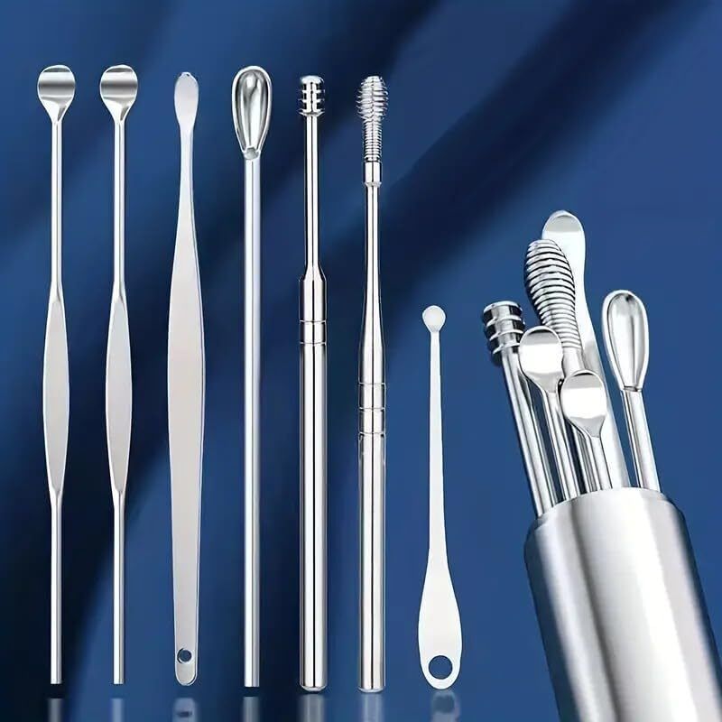 6-in-1 Ear Wax Cleaner - Resuable Ear Cleaning Tools-image-25