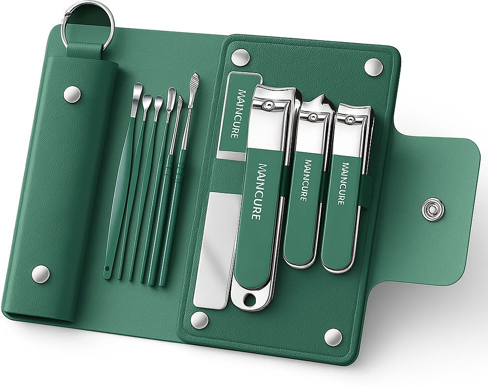 Nail Cutter Set 10 in 1 Manicure Pedicure Kit Stainless Steel Tools-image-46