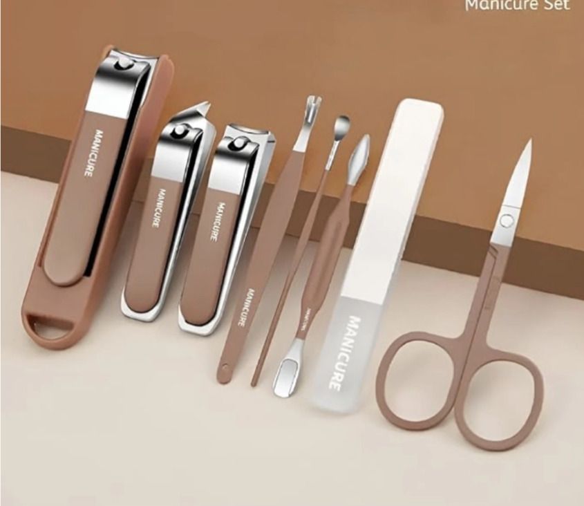 trenzios 8 in 1 Stainless Steel Manicure & Pedicure Grooming Kit-picture-6