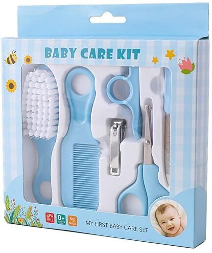 Baby Grooming Care Kit – Blue (6 in 1)-image-44