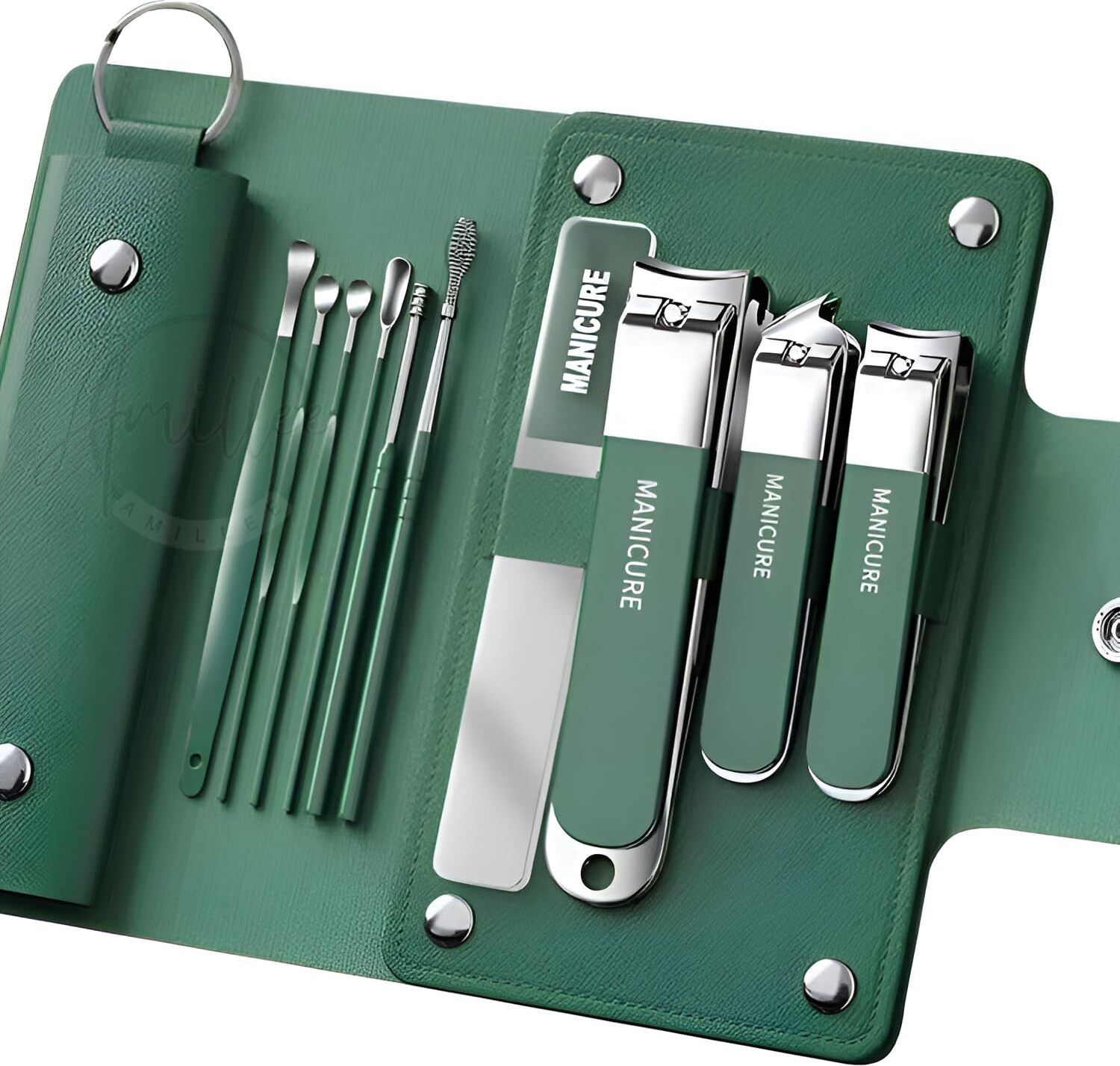 10 in 1 Nail Clipper Set Stainless Steel Nail Care Kit