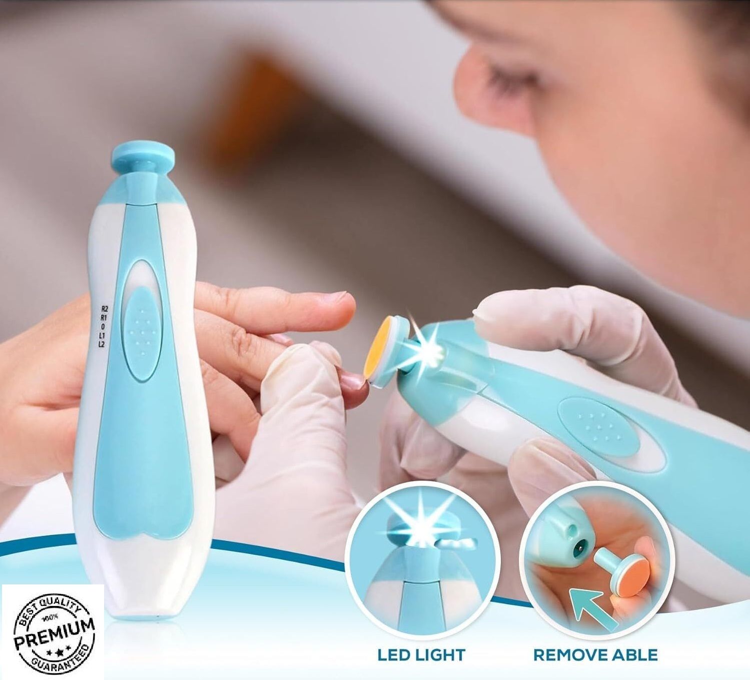 jordan Baby Nail Cutter with Light for Safe and Easy Baby Nail Care-picture-15