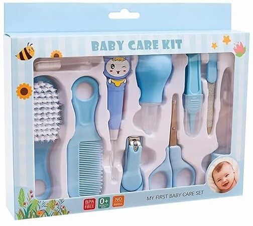 alicia Baby Care Kit, 10-Piece Essential Grooming Set, Nail Clipper, Brush, Comb-picture-28