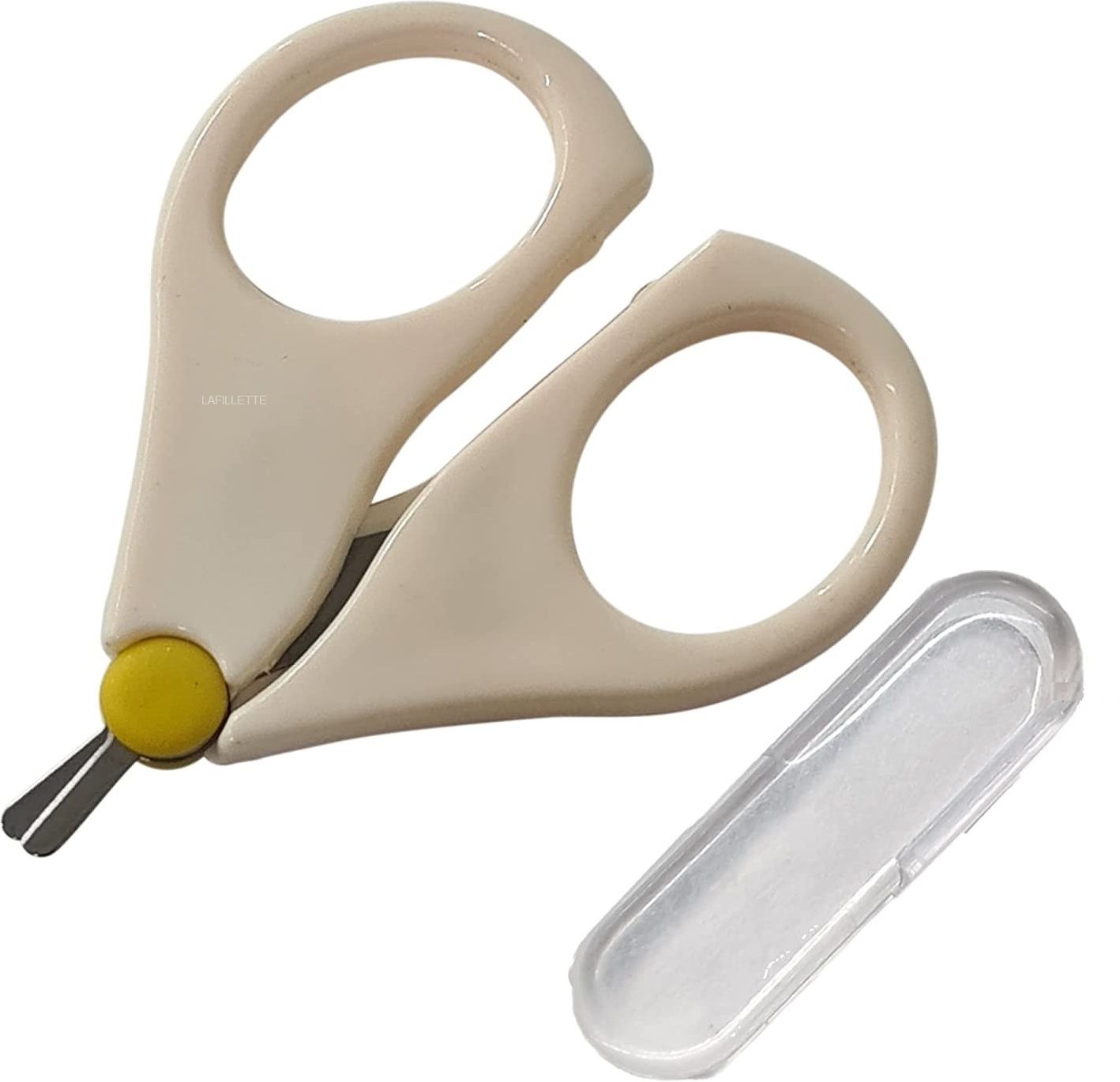 Rounded Tips Newborn Baby Safety Manicure Nail Scissors, Cutter, Clippers With Protective Cover-image-49