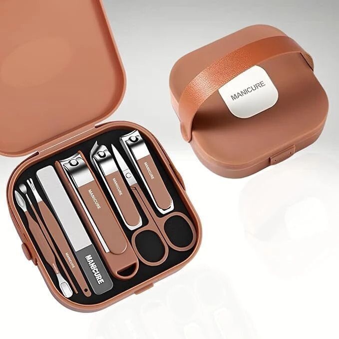 pmm Portable Nail Clipper Set 8 in 1 Professional Manicure Pedicure Kit-picture-15