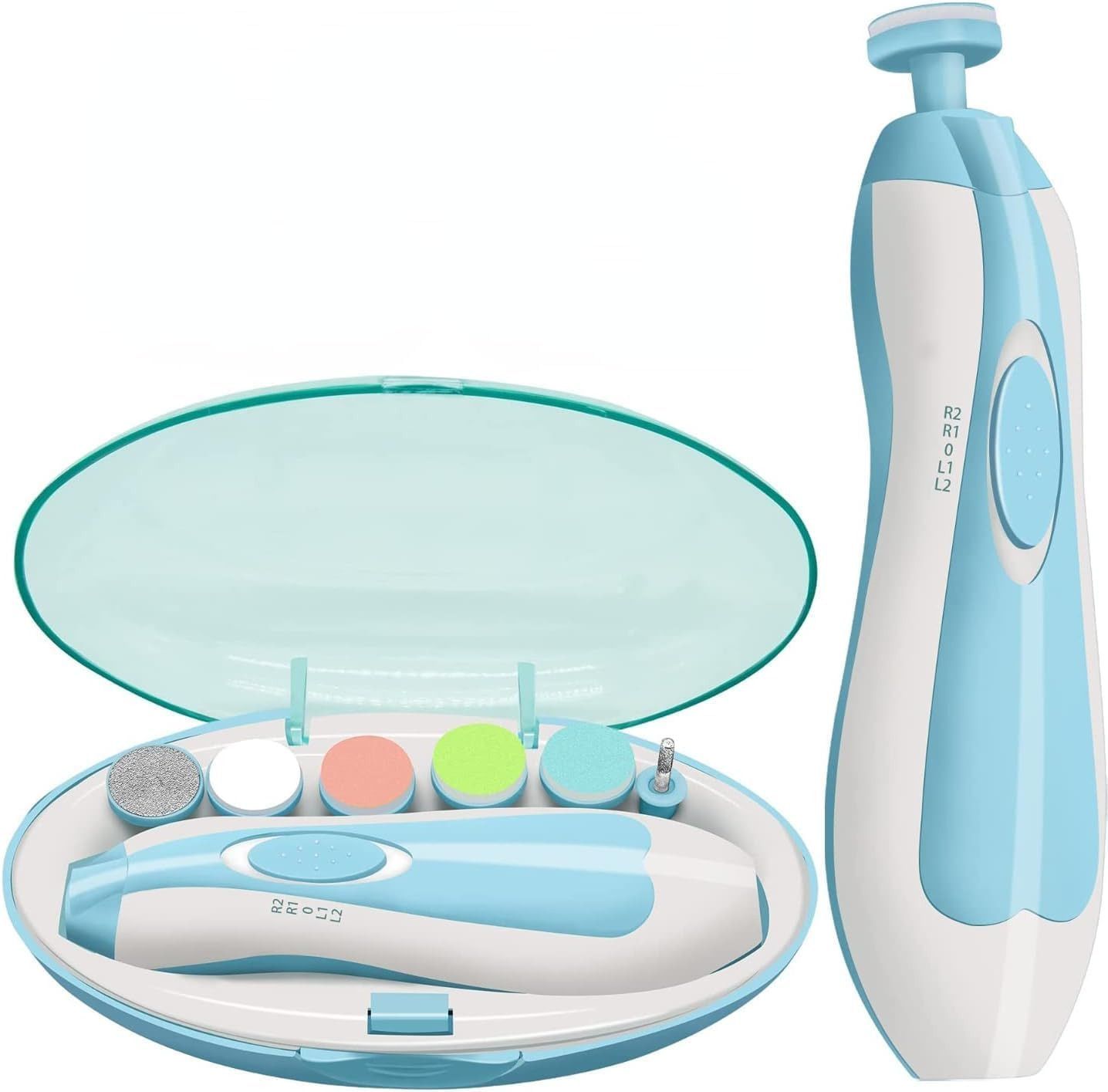 kemei Kids Safe Electric Baby Nail Cutter-picture-24