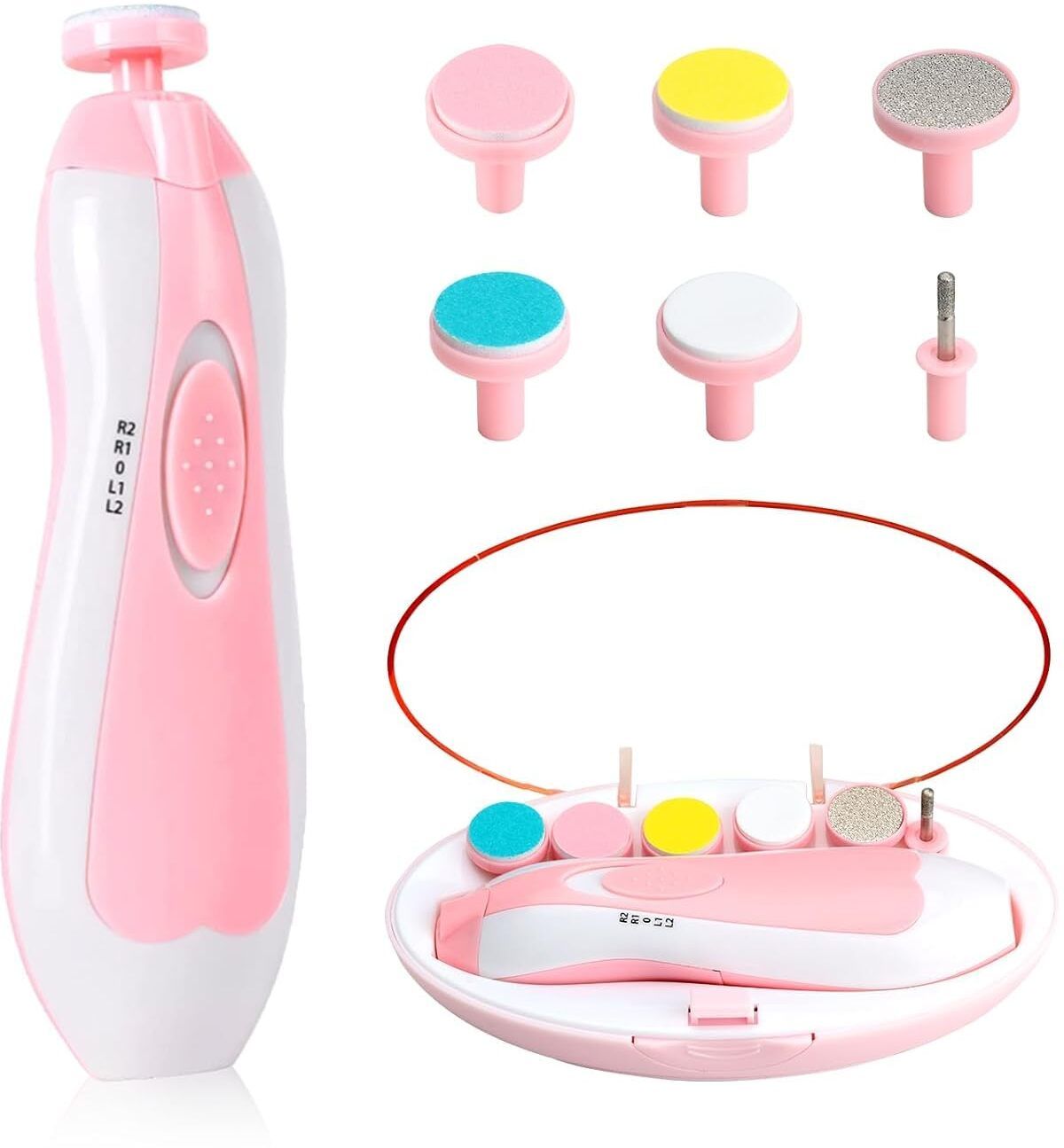 dr gym Baby Nail Trimmer Electric,Baby Nail Clippers, 6 in 1 Baby Nail-picture-32