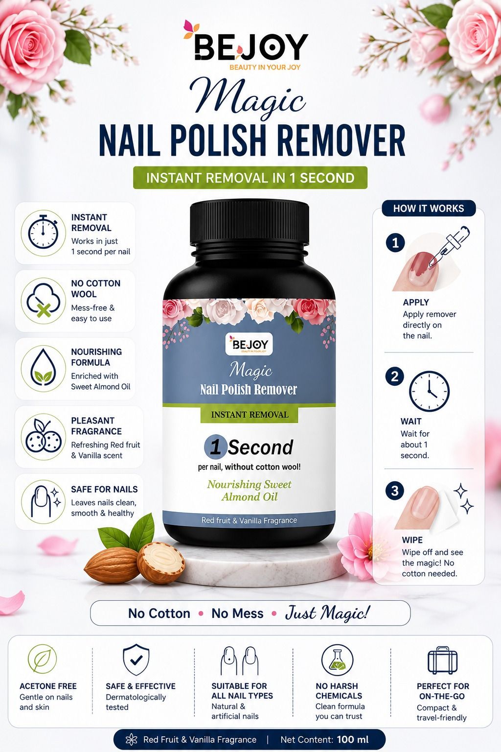 Instant Nail Polish Removal Solution with Sweet Almond Extract-image-33