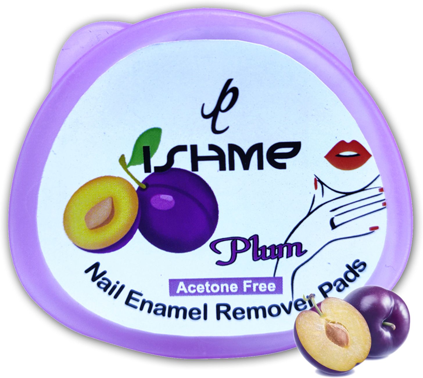Nail Polish Remover Pads - Plum
