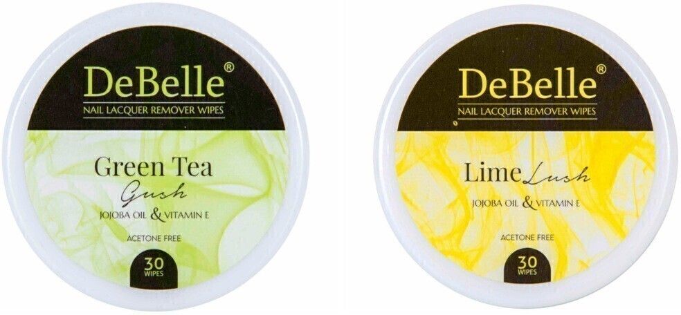 Nail Lacquer Remover Wipes Combo of 2 (Green Tea Gush & Lime Lush)-image-10