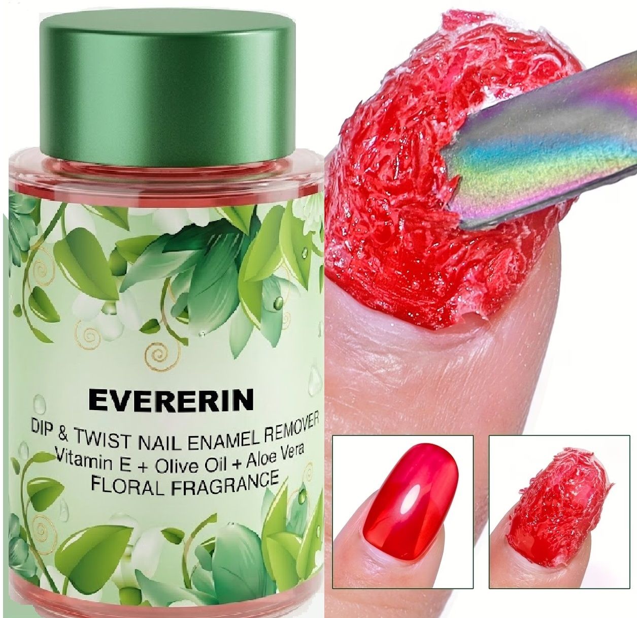 evererin Dip & Twist Instant Nail Paint Remover With Acetone Free-picture-16