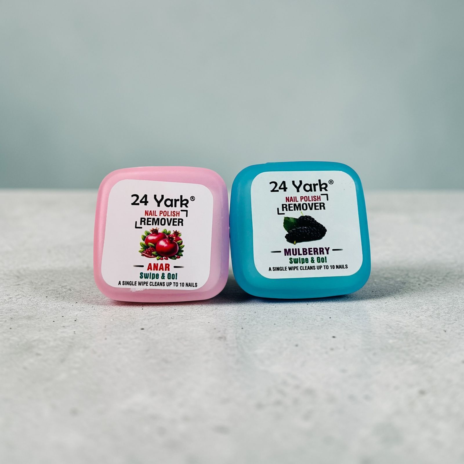 24yark NAIL POLISH REMOVER PACK OF 2 PIECE ANAR+MULBERRY-picture-37