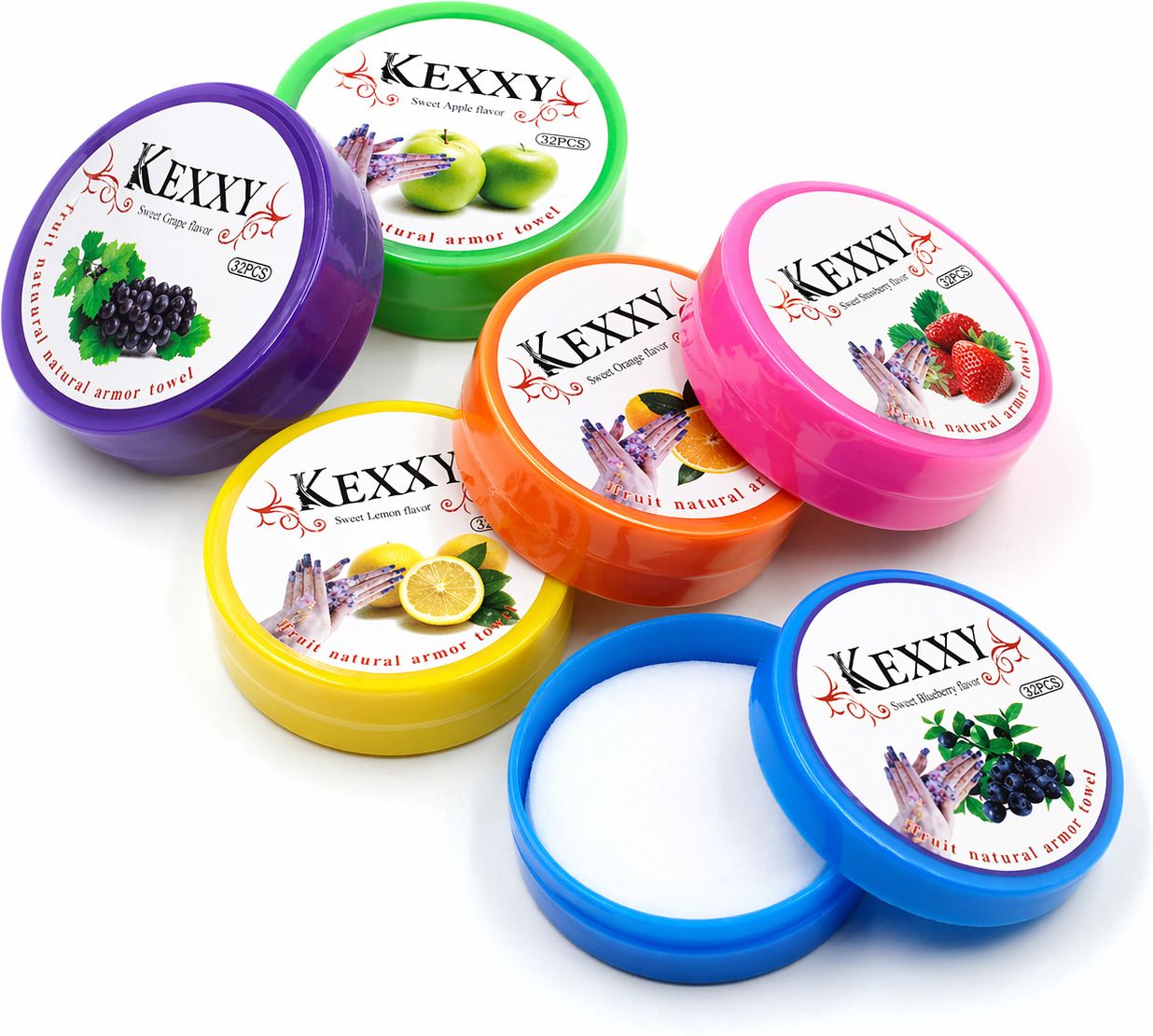 kexxy Nail Polish Remover | Tissue Pads | Nail Wipes - Pack of 6-picture-33
