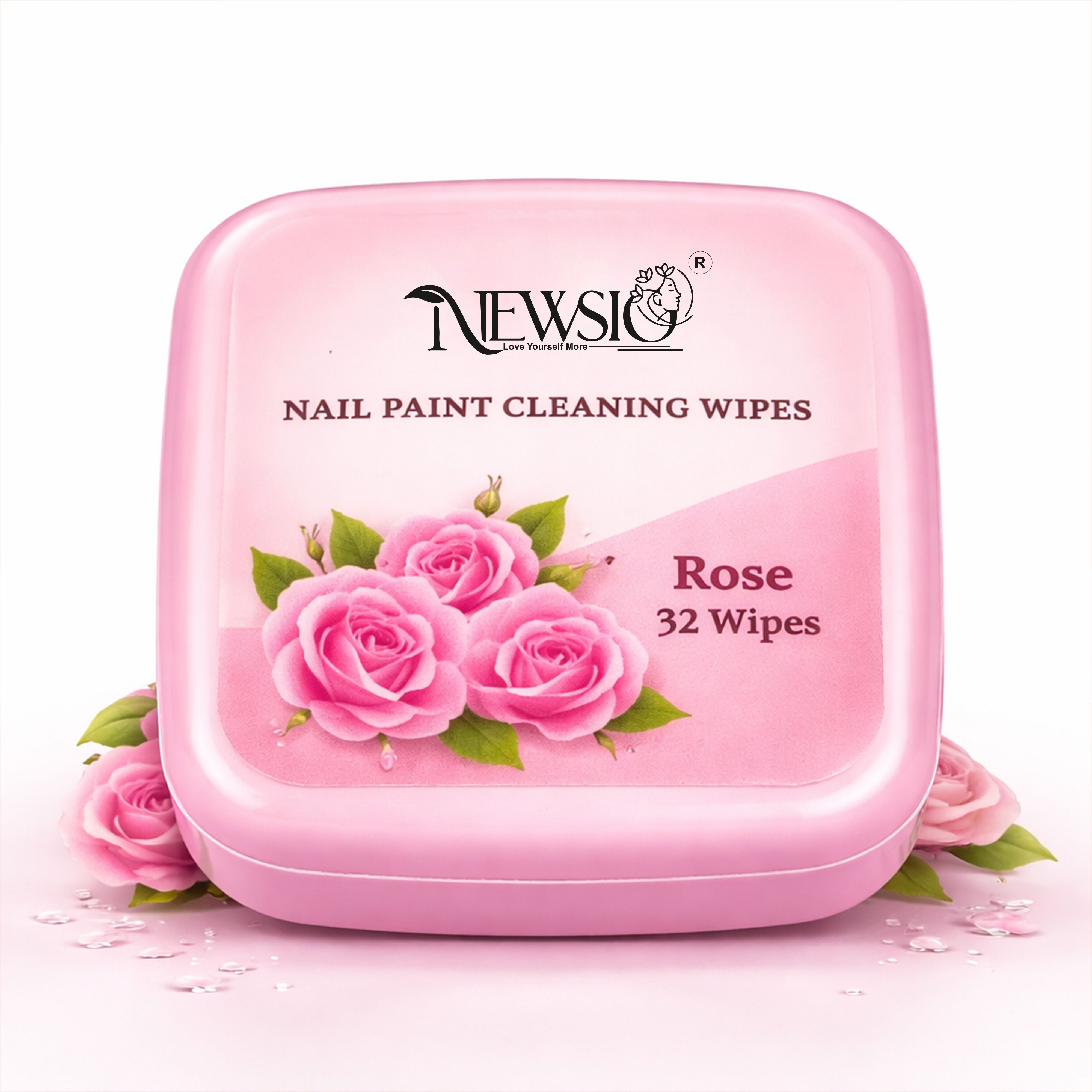 Nail Polish Remover Wipes | Enriched with Rose Extract | Nails & Cuticles
