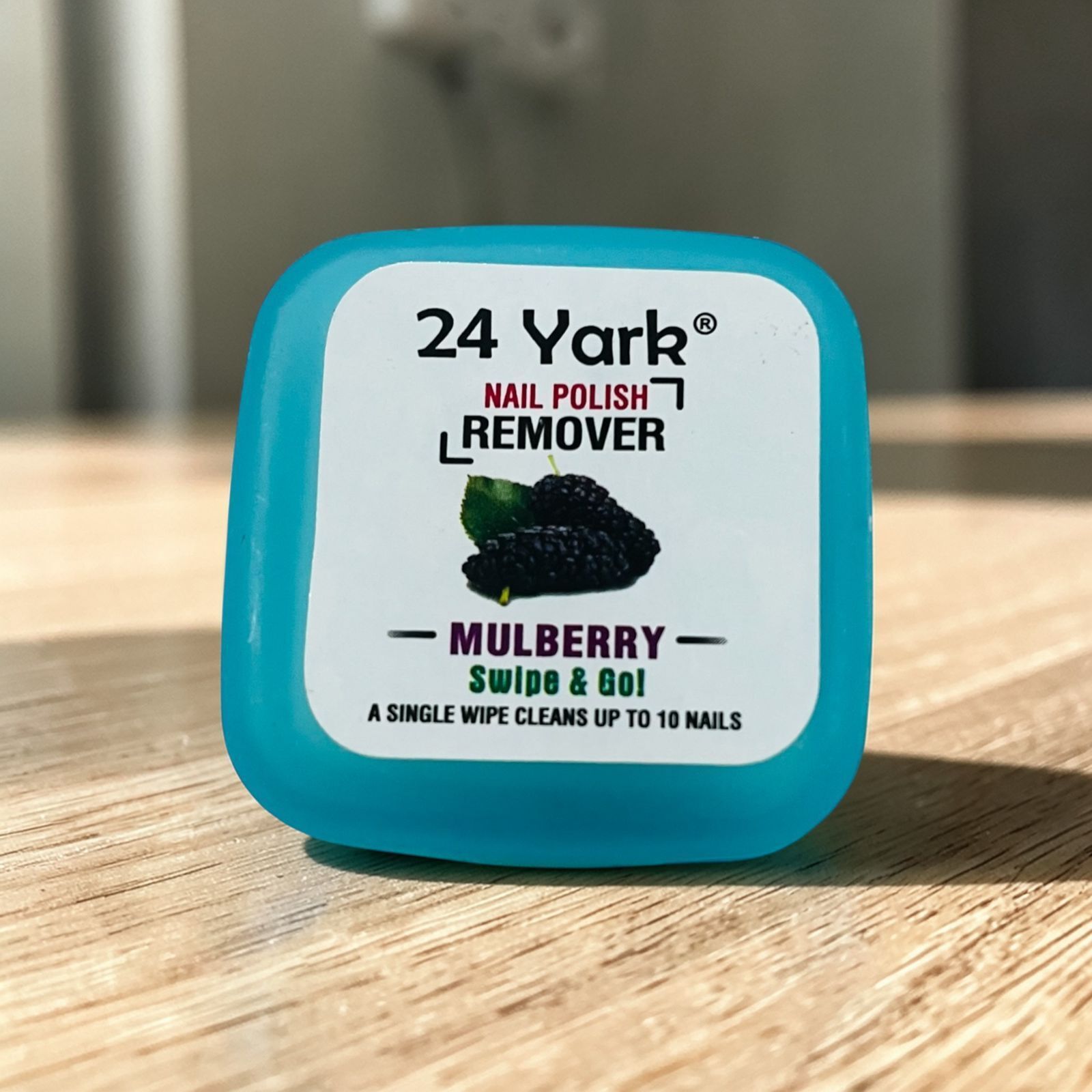 24yark EASY USE NAIL POLISH REMOVER WIPES MULBERRY FLAVOR SQUARE ATTACHI-picture-26
