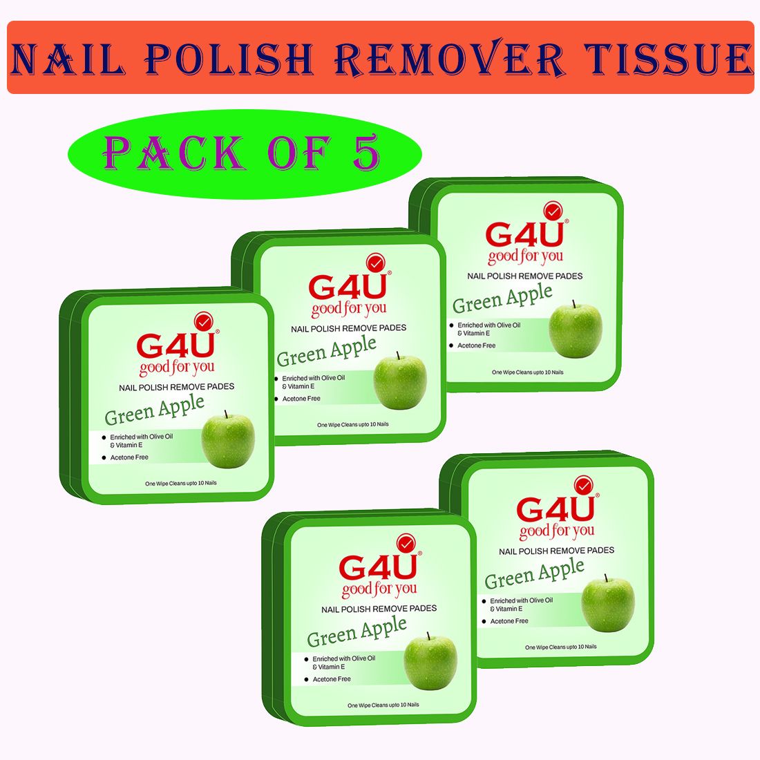 Nail Polish Remover Tissues 030125N1