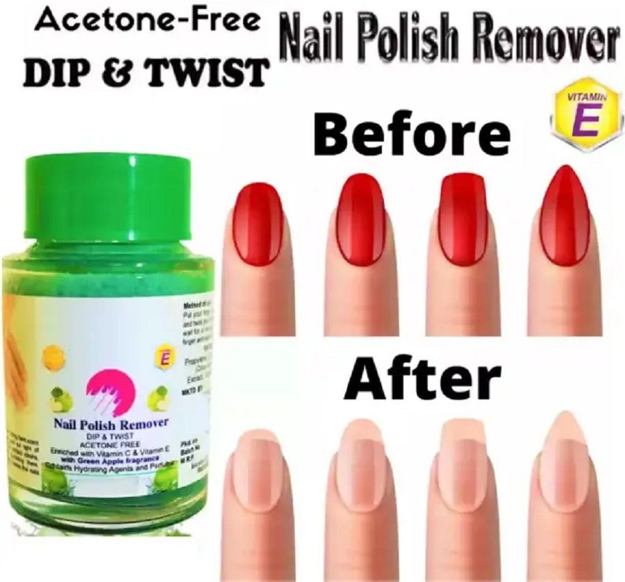 InstaRemove Dip & Twist Nail Enamel Remover (75 ml) green.-image-2