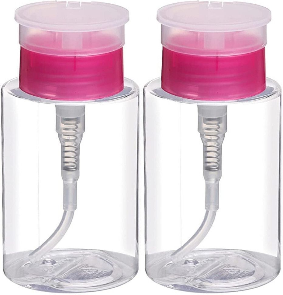 Nail Polish Remover Pump Push Down Empty Lockable Acetone Pump Dispenser Bottle-image-11
