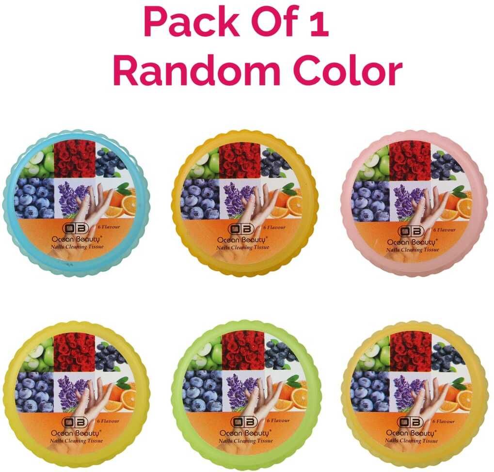 Nail Paint Polish Remover Cotton Pads Tissue Combo Wet Wipes Set Pack Of 1-image-4