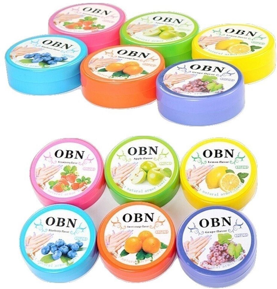 Nail Polish Remover Tissue Pads Wet Wipes Pack of 12