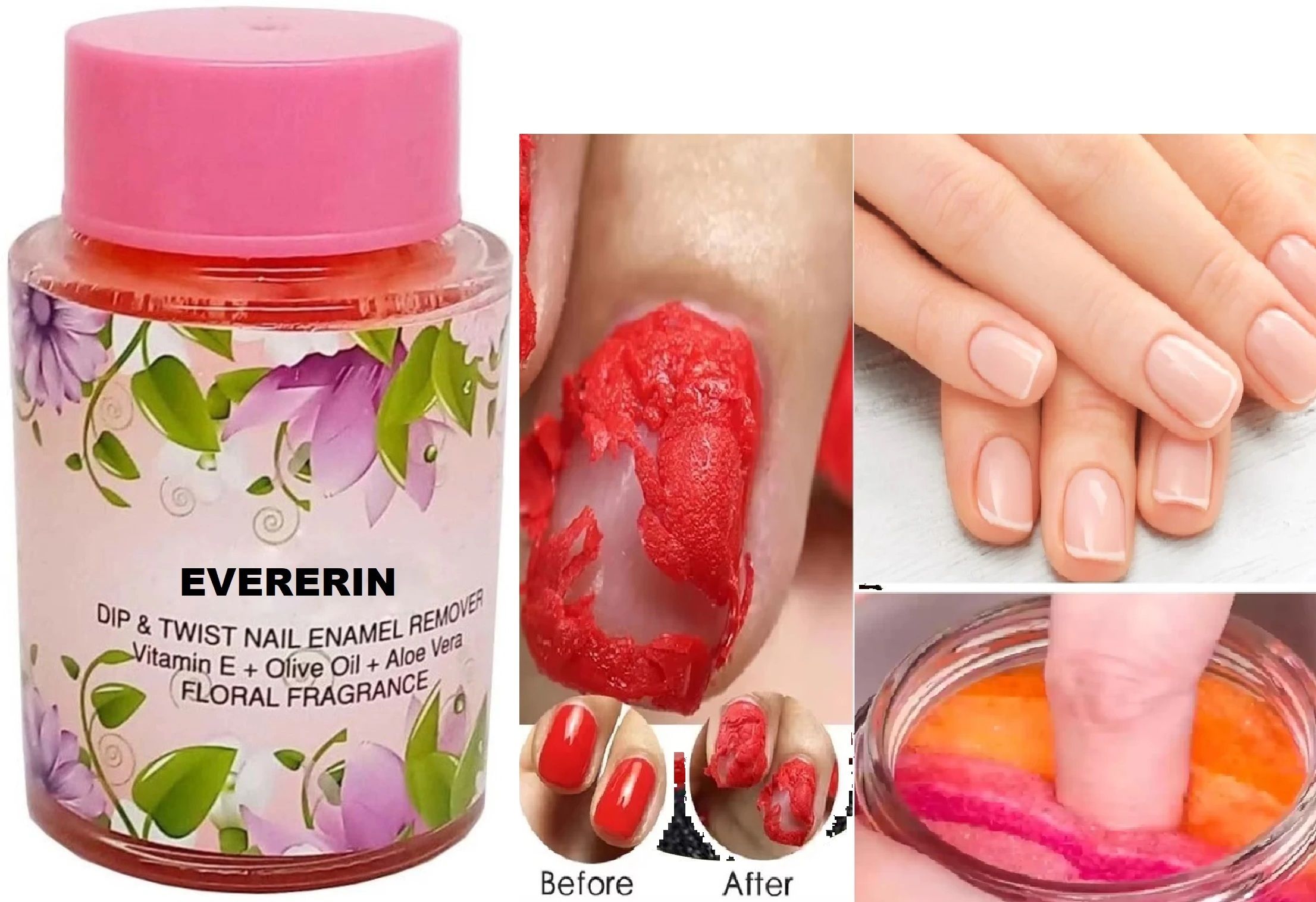 evererin Fast Premium Quality Dip & Twist Nail Polish Remover-picture-45