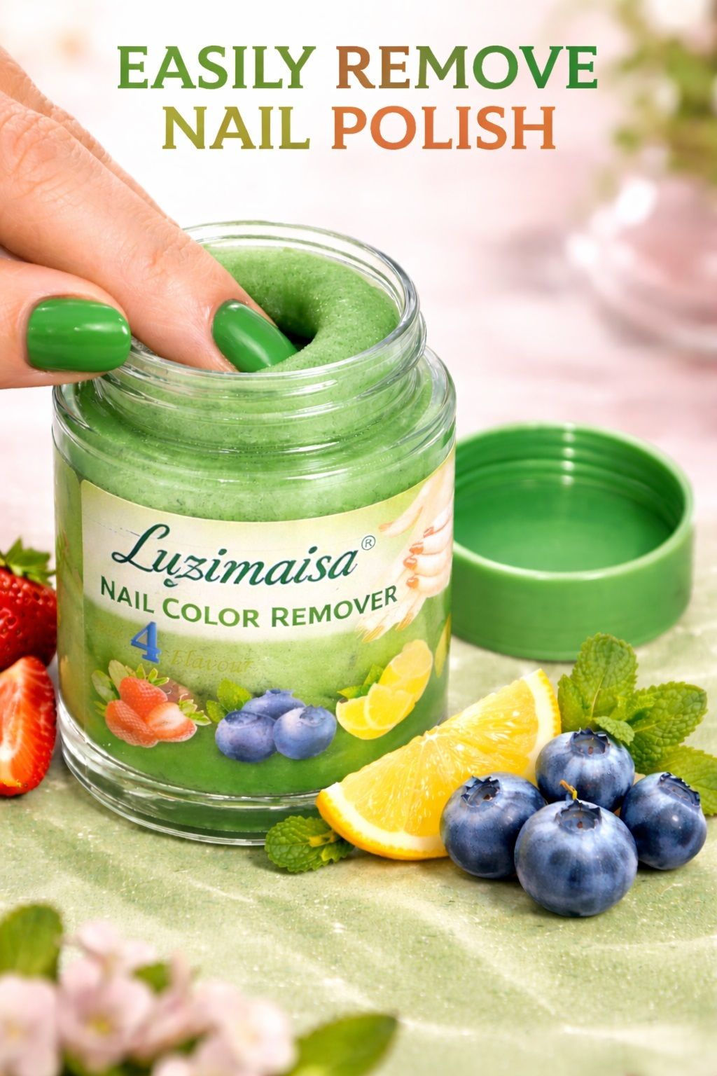 Pink Color Nail Polish Remover-image-24