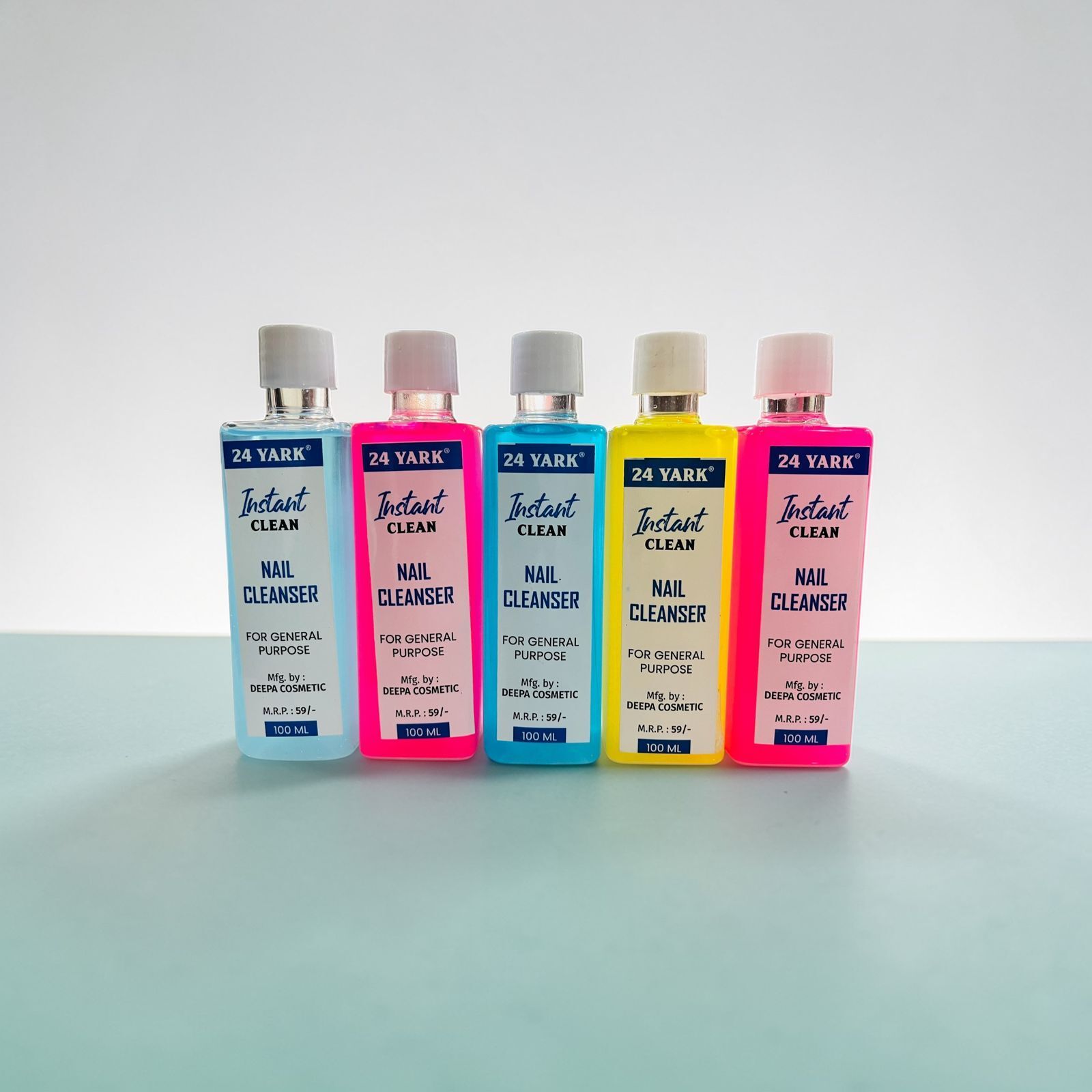 INSTANT CLEAN NAIL CLEANSER -100ML PACK OF 5 PIECE