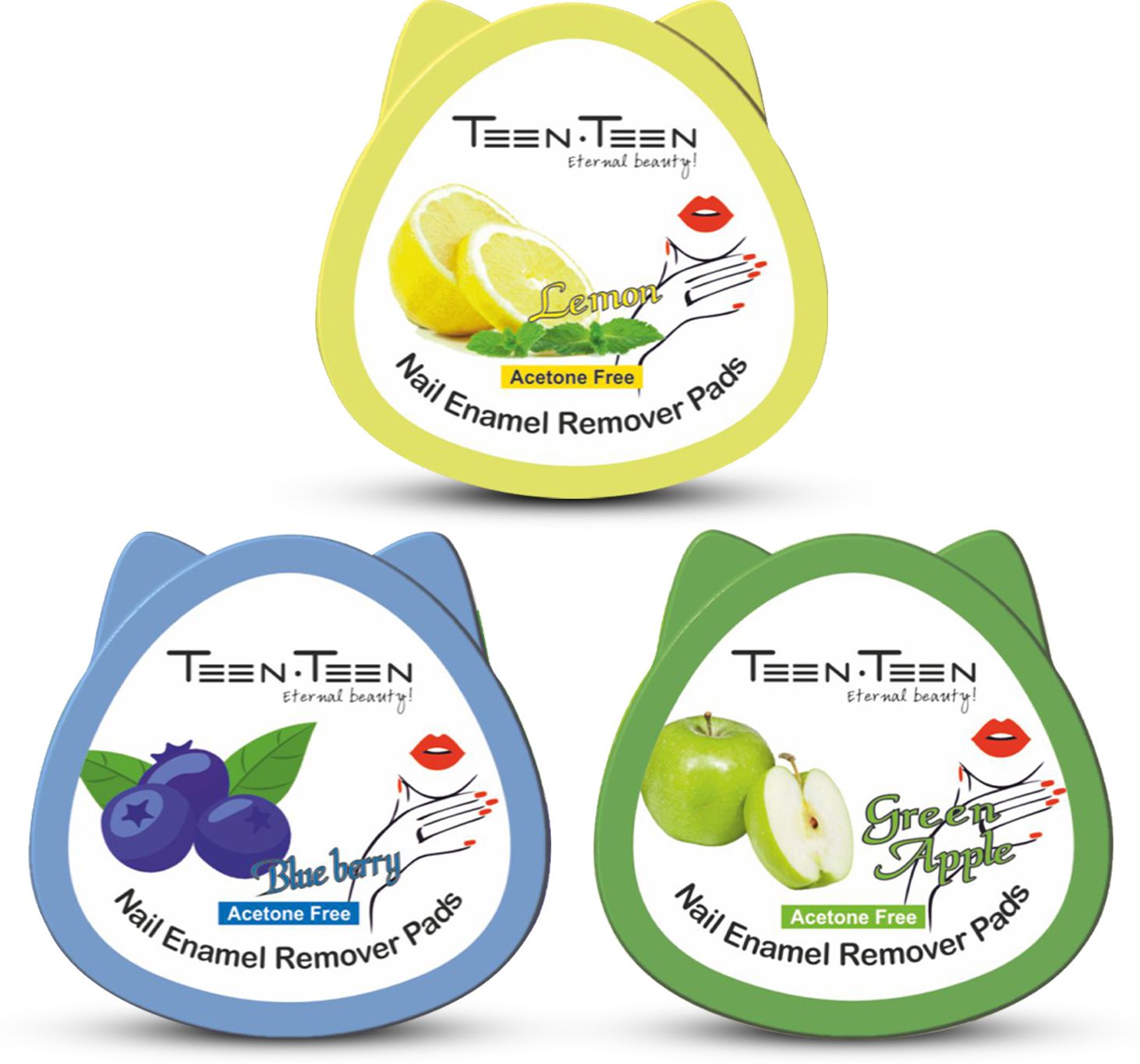 teen.teen Nail Enamel Remover Pads–Acetone-Free, Easy & Hassle Free Removal, Multi-2 | PO3-picture-39
