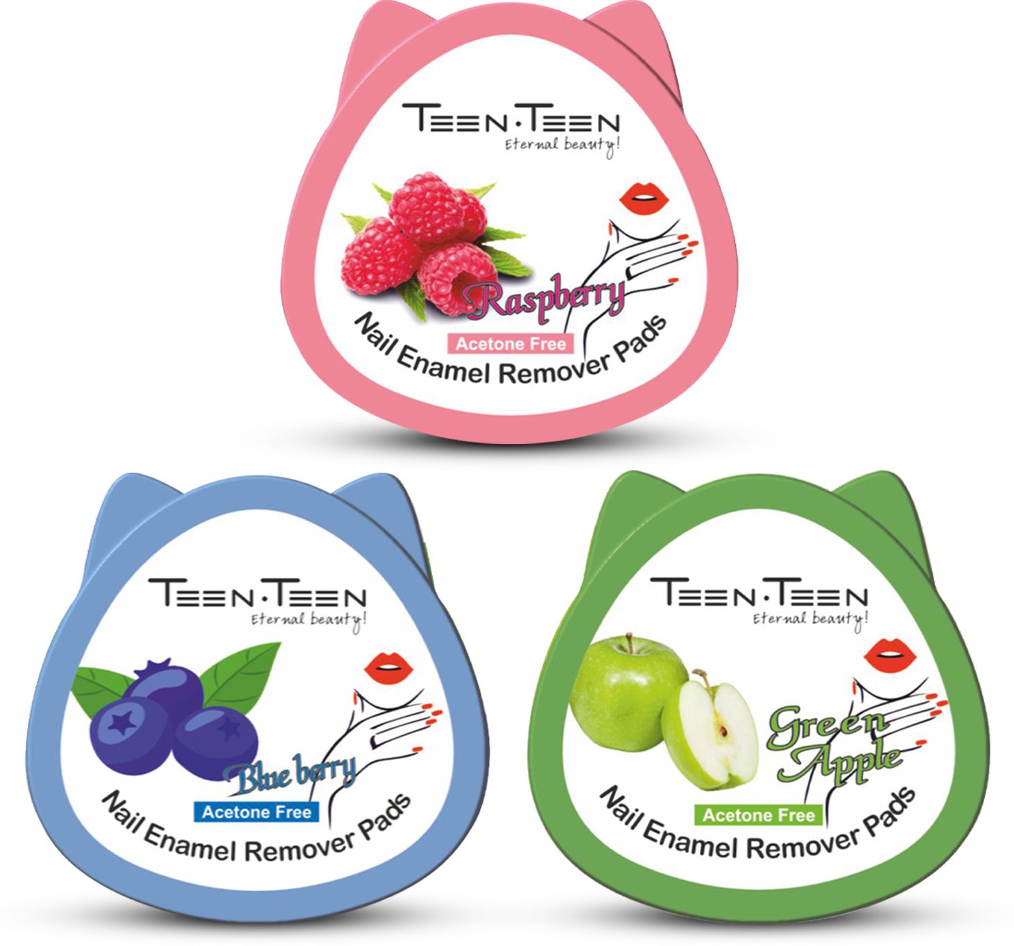 Nail Enamel Remover Pads–Acetone-Free, Easy & Hassle Free Removal, Multi-4 | PO3-image-5