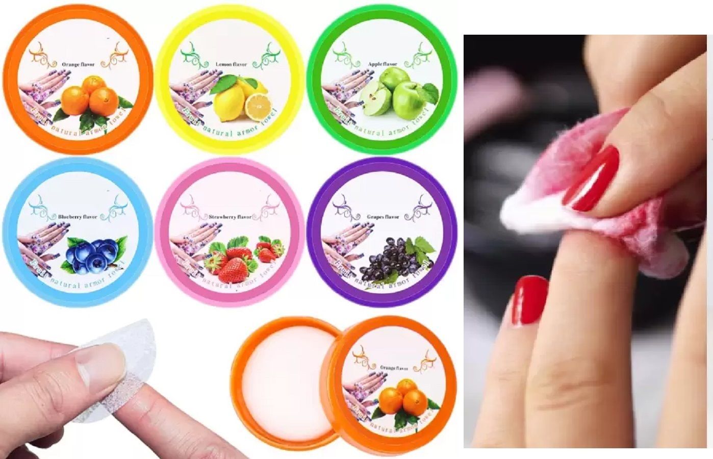 evererin Multi Flavor Nail Polish Remover Tissue Pads Wet Wipes-picture-22