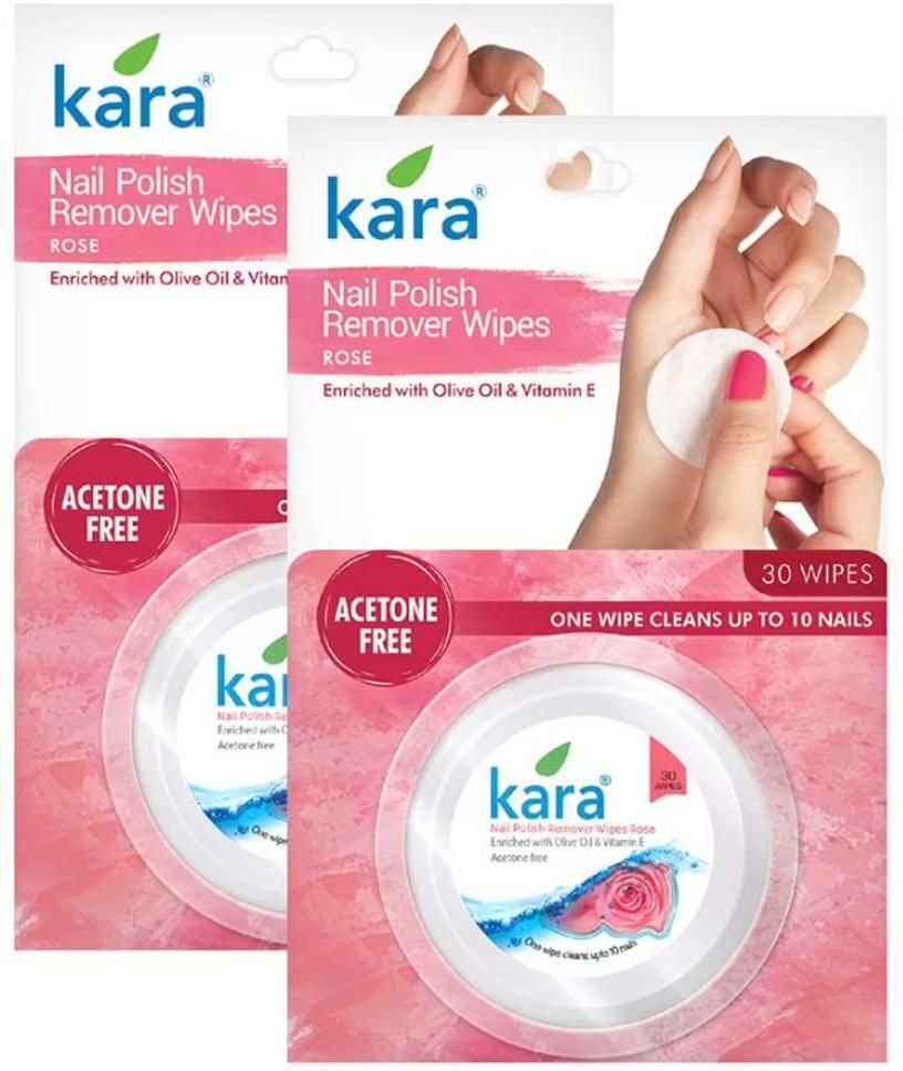 Wipes Nail Polish Remover wipes Rose (30 wipes) X-image-21