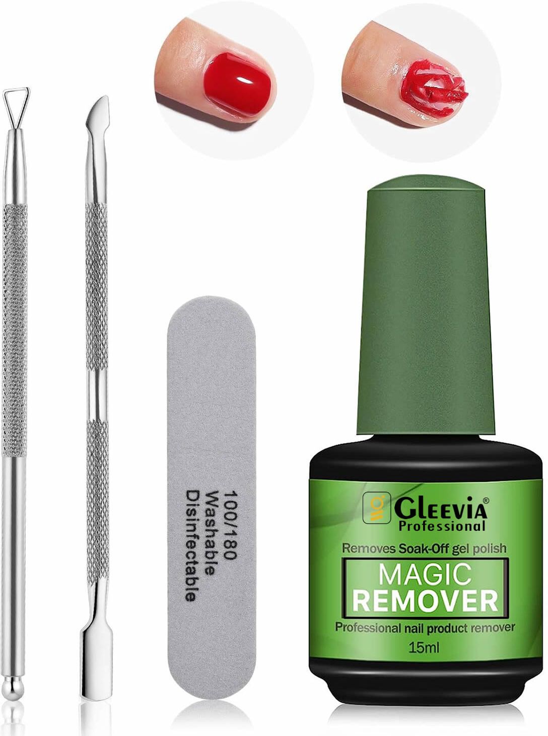 Magic Nail Polish Remover Combo Set - Quick & Easily Remove Gel within 2-3min-image-8