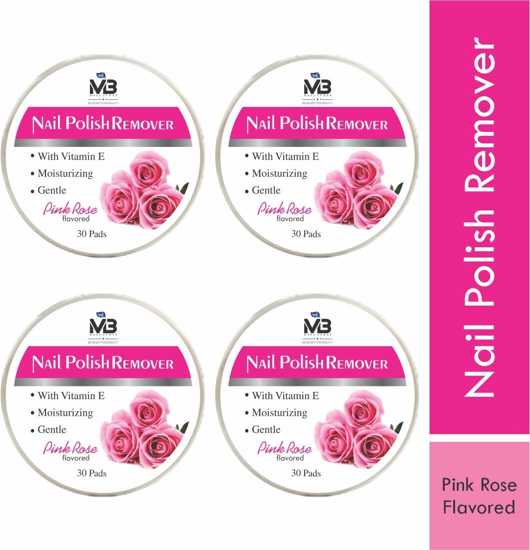 yhi MB Pink Rose Nail Polish Remover Wipes | Best Nail Paint Remover Wipes 120 Wipes-picture-25