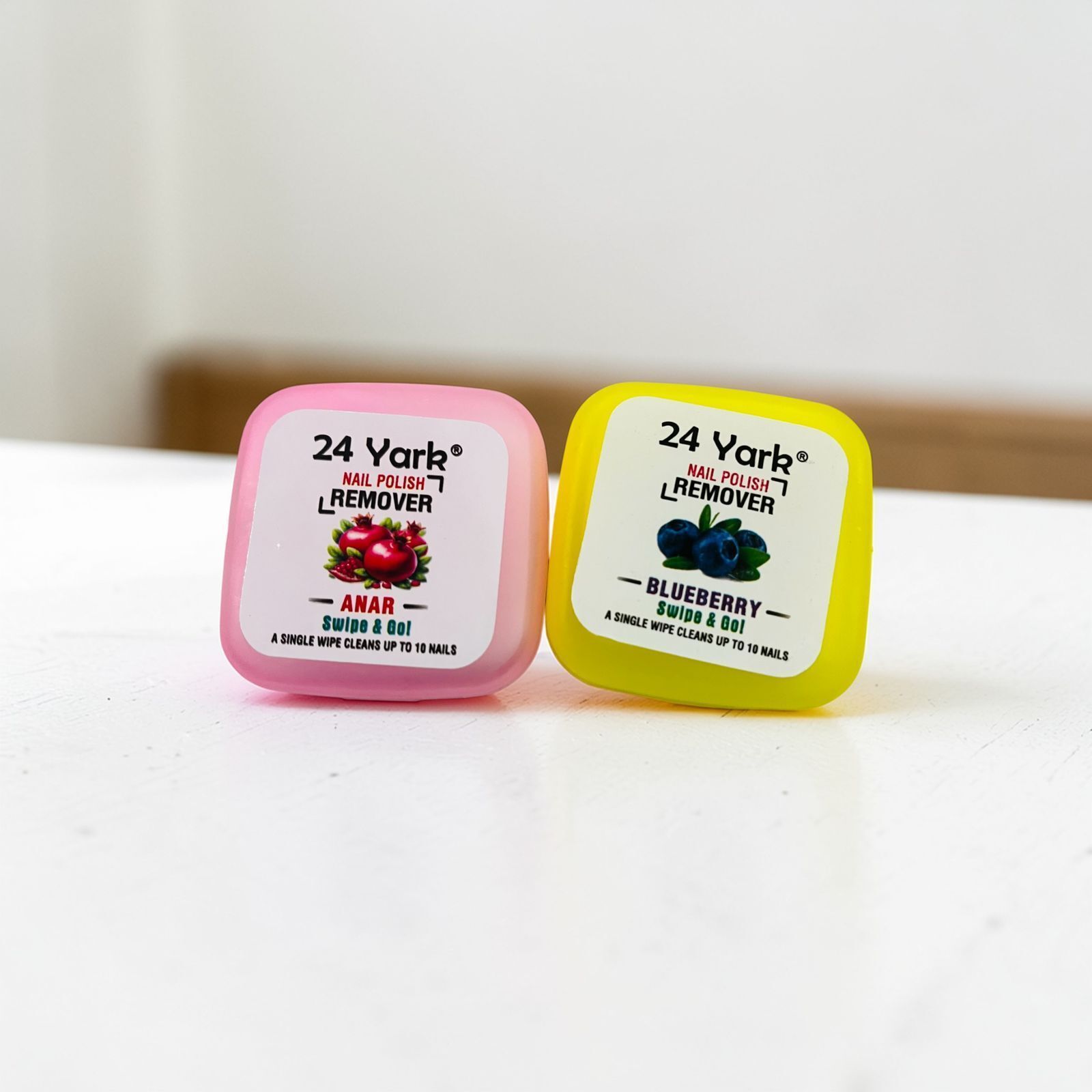 24yark NAIL POLISH REMOVER PACK OF 2 PIECE ANAR+BLUEBERRY-picture-19