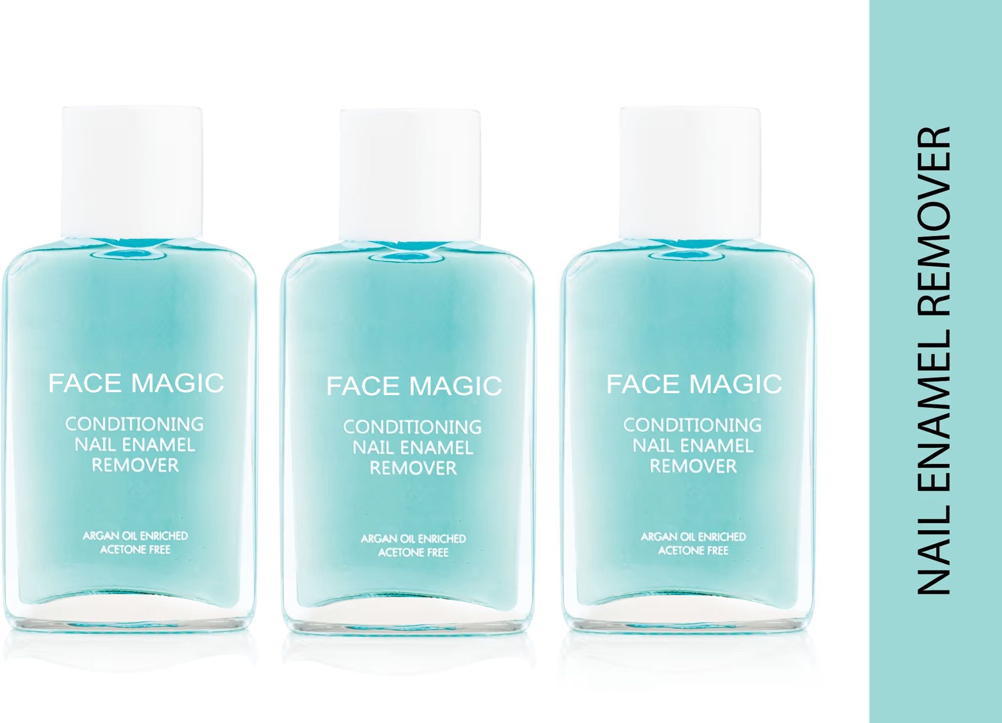 Acetone Free Conditioning Nail Enamel Remover 30ml pack of 3