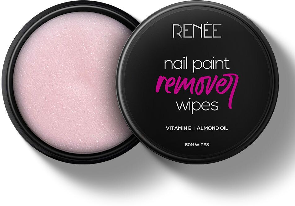 Nail Paint Remover Wipes, Keep Nail Moisturized & Nourished, Vitamin E, 50 Wipes