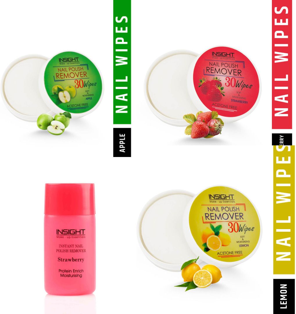 Nail Polish Remover Wipes - 30 with Instant Nail Polish Remover