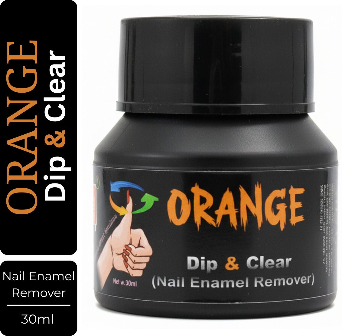 truom Nail Enamel Remover Dip & Clear Orange Quick Nail Polish Remover for Women-picture-12