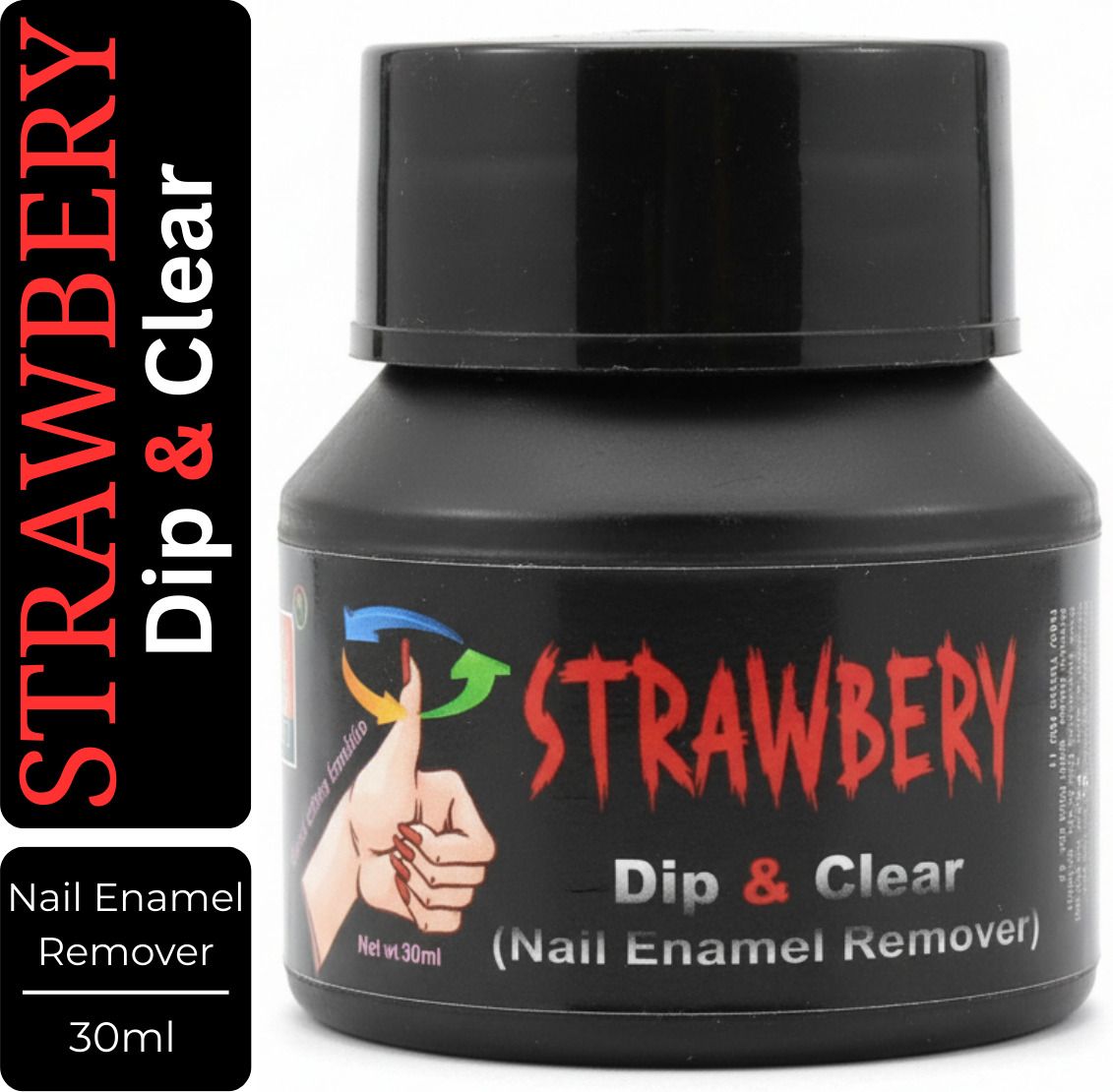 truom Nail Enamel Remover Dip & Clear Strawberry Quick Nail Polish Remover for Women-picture-14