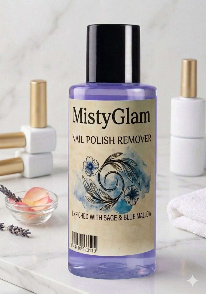 mistyglam Nail Polish Remover | Acetone-free I 125 ml pack of 1-picture-15
