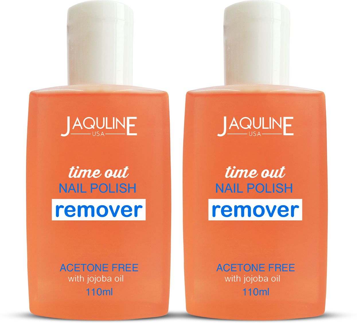 Nail Polish Remover with Jojoba Oil (Pack of 2) 110 ml each
