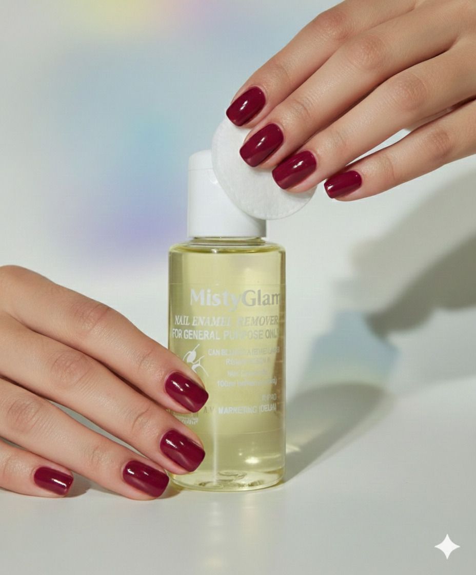 Nail Polish Remover | Acetone-free I Color-Yellow send any color